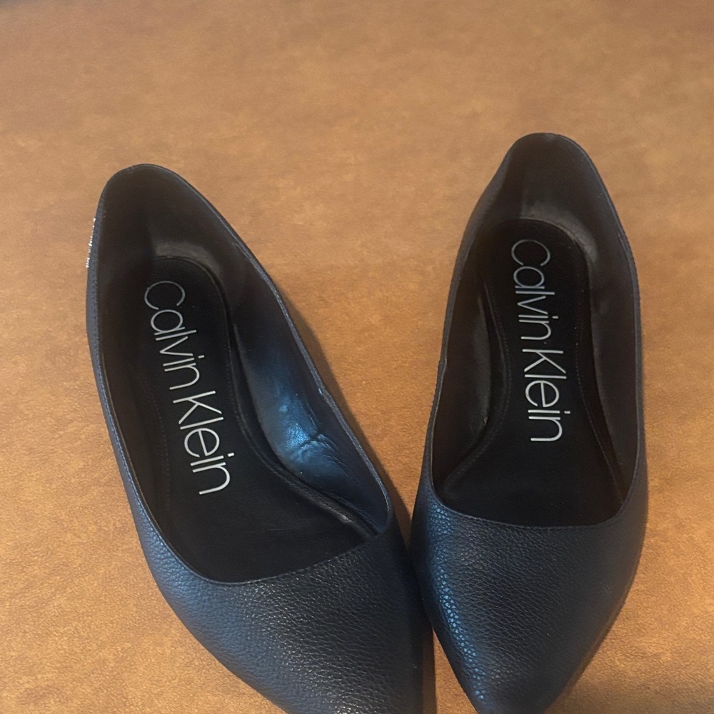Calvin Klein Black Flats